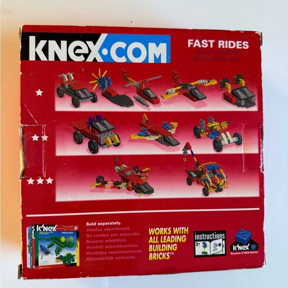 K'nex Fast Rides Multi-Model Works Leading Building Bricks 113pcs Ages 5+ New - Picture 4 of 7